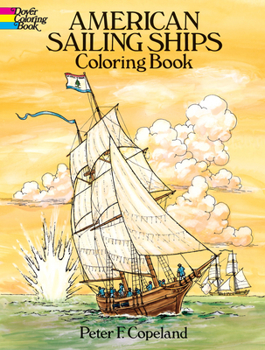 Paperback American Sailing Ships Coloring Book