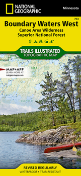 Boundary Waters West [Canoe Area Wilderness, Superior National Forest] (National Geographic Trails Illustrated Map)