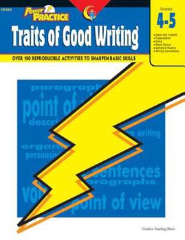 Paperback Traits of Good Writing Grade 4-5: Power Practice Series Book