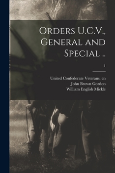 Paperback Orders U.C.V., General and Special ..; 1 Book