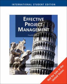 Paperback Effective Project Management. James Clements Book
