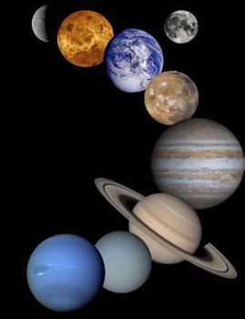 Paperback Solar System Montage Notebook: Lab Notebook for Science Students. Wide Ruled (Composition Size 7.44 X 9.69 70 Sheets/140 Pages) Book