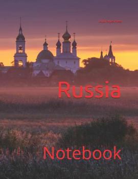 Paperback Russia: Notebook Book