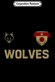 Composition Notebook: Wolves Jersey  Journal/Notebook Blank Lined Ruled 6x9 100 Pages