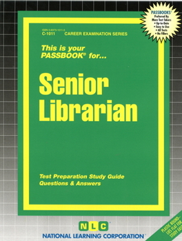 Spiral-bound Senior Librarian: Passbooks Study Guide Book