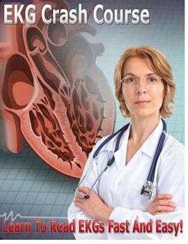 Paperback EKG Crash Course: Learn to read EKGs Fast and Easy! Book