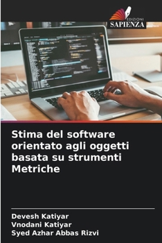 Paperback Stima del software orientato agli oggetti basata su strumenti Metriche [Italian] Book