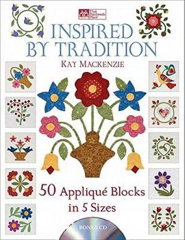 Paperback Inspired by Tradition: 50 Applique Blocks in 5 Sizes Book