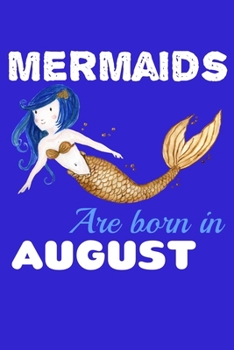 Paperback Mermaids Are Born In August: Recipe Book Food Book