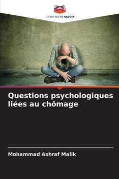 Paperback Questions psychologiques liées au chômage [French] Book
