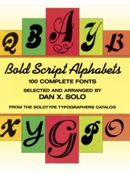Paperback Bold Script Alphabets (Lettering, Calligraphy, Typography) Book
