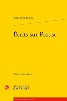 Paperback Ecrits Sur Proust [French] Book