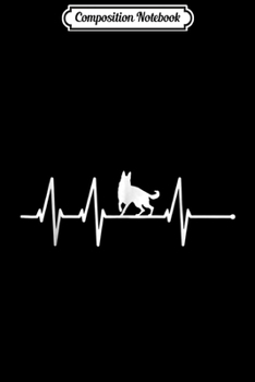 Composition Notebook: German Shepherd Heartbea German Shepherd Lovers Gifts Journal/Notebook Blank Lined Ruled 6x9 100 Pages
