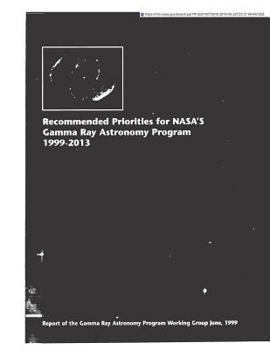 Paperback Recommended Priorities for Nasa's Gamma Ray Astronomy Program 1999-2013 Book