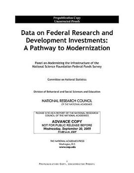 Paperback Data on Federal Research and Development Investments: A Pathway to Modernization Book