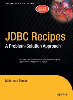 Hardcover JDBC Recipes: A Problem-Solution Approach Book