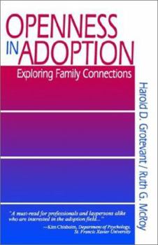 Paperback Openness in Adoption: Exploring Family Connections Book