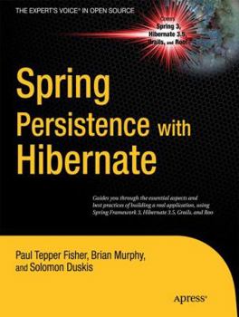 Paperback Spring Persistence with Hibernate Book