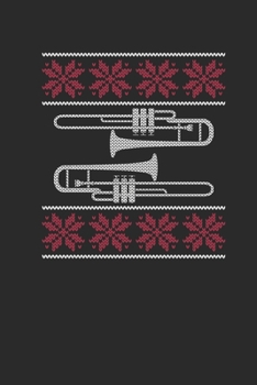 Christmas Trombone: Blank Lined Notebook (6" x 9" - 120 pages) ~ Christmas Themed Notebook for Daily Journal, Diary, and Gift