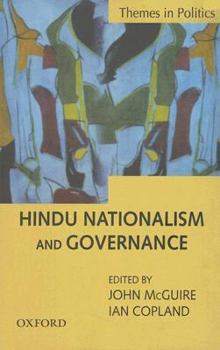 Hardcover Hindu Nationalism and Governance Book