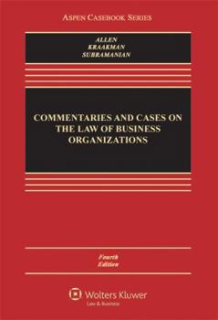 Hardcover Commentaries and Cases on the Law of Business Organization Book