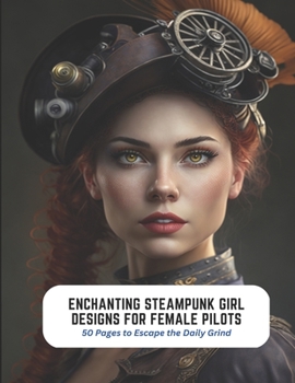 Enchanting Steampunk Girl Designs for Female Pilots: 50 Pages to Escape the Daily Grind