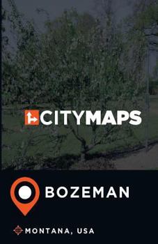 Paperback City Maps Bozeman Montana, USA Book