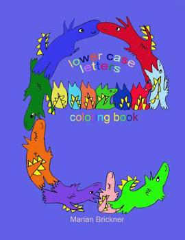 Paperback lower case letters coloring book