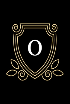 O: monogram initial Letter O - Personalized Initial Monogram Letter O  College Ruled Notebook - 6 x 9 inch Pocket Size: Cute Alphabet Vintage ...