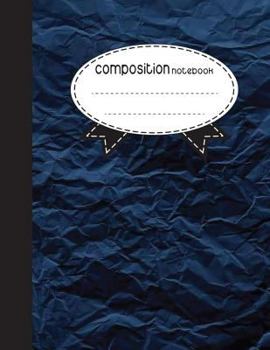 Composition Notebook, 8.5 x 11, 110 pages: Crumpled paper: (Notebooks)