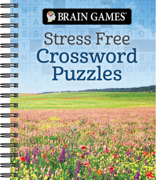 Spiral-bound Brain Games - Stress Free: Crossword Puzzles Book