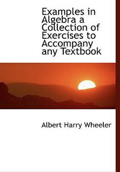 Hardcover Examples in Algebra a Collection of Exercises to Accompany Any Textbook Book