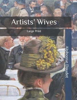 Paperback Artists' Wives: Large Print Book