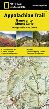 Map Appalachian Trail: Hanover to Mount Carlo Map [New Hampshire] Book