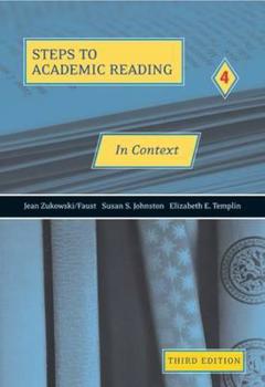 Paperback Steps to Academic Reading 4: In Context Book