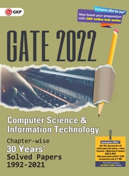 Paperback Gate 2022 Computer Science and Information Technology - 30 Years Chapter Wise Solved Papers (1992-2021). Book