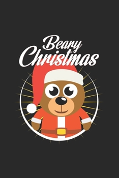 Paperback Beary christmas: 6x9 Xmas - blank with numbers paper - notebook - notes Book