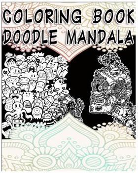 Paperback Adult Doodle Mandala Coloring Book: The Therapeutic Science Relax Meditation Book