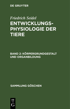 Hardcover Körpergrundgestalt und Organbildung [German] Book