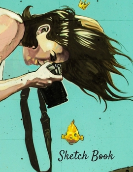 Sketch Book: Photography And Graffiti Themed 120 Large Blank Page Sketchbook for Drawing, Painting, Sketching, and Creative Doodling