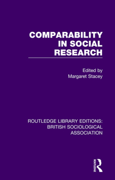 Paperback Comparability in Social Research Book
