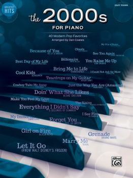 Paperback Greatest Hits -- The 2000s for Piano: 40 Modern Pop Favorites Book