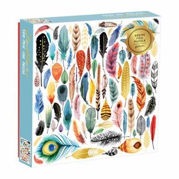 Board Game Feathers 500 Piece Foil Puzzle Book