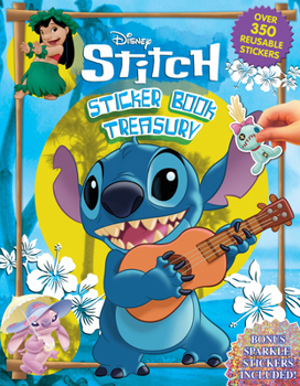 Hardcover Disney Stitch Sticker Book Treasury Book