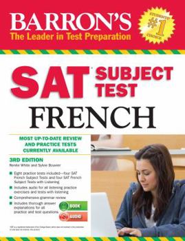 Paperback Barron's SAT Subject Test French with Audio CDs Book