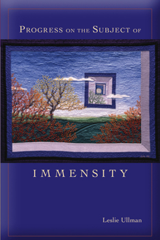 Paperback Progress on the Subject of Immensity Book