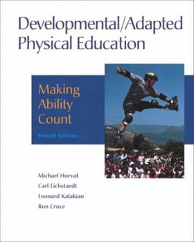 Paperback Developmental/Adapted Physical Education: Making Ability Count Book