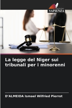 Paperback La legge del Niger sui tribunali per i minorenni [Italian] Book