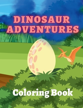 Paperback Dinosaur Adventures Coloring Book