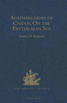 Hardcover Agatharchides of Cnidus: On the Erythraean Sea Book